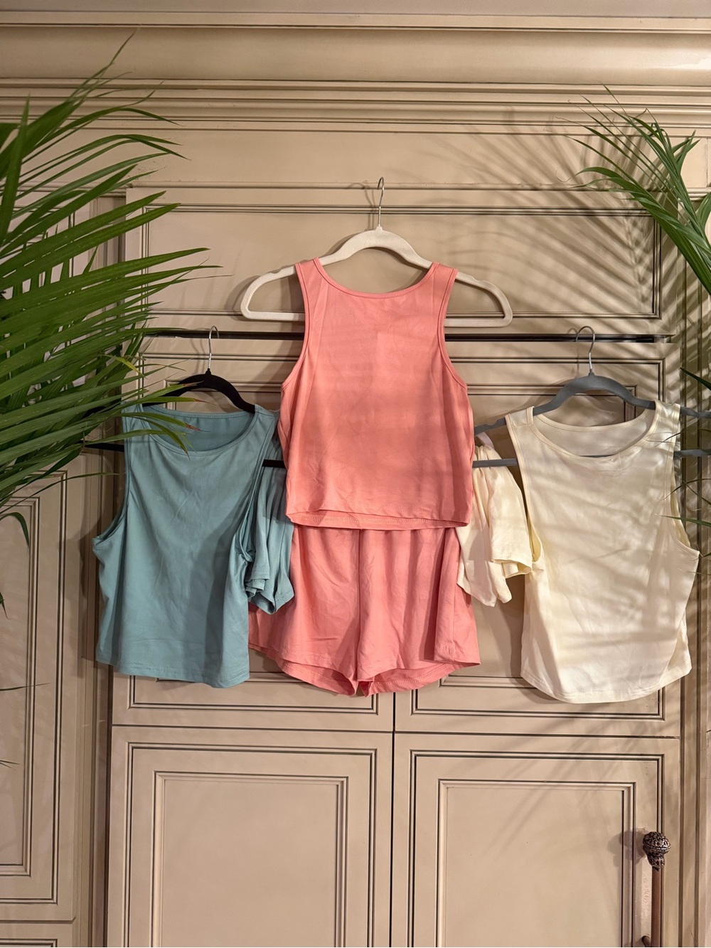 New Bundle 3 Loungewear Pajama PJ Sets Tank Tops Shorts Lightweight Breathable L